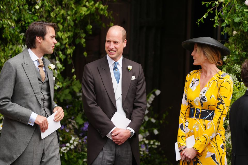 The Prince of Wales was at Chester Cathedral for the Duke and Duchess of Westminster’s wedding last year (Peter Byrne/PA)