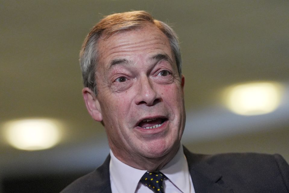 Reform UK leader Nigel Farage has demanded an investigation into ‘what extent were gangs of Pakistani men raping young white girls’ (Jonathan Brady/PA)