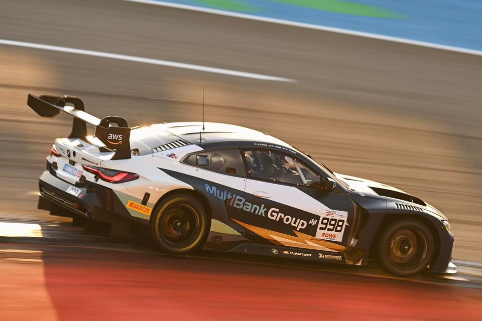 Dan Harper in action at the GT World Challenge Europe Endurance Cup in Saudi Arabia