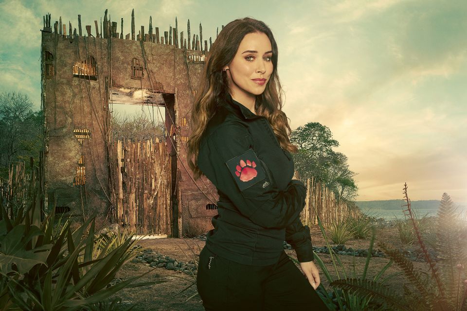 Una Healy participates in Netflix Survival Series Celebrity Bear Hunt (Ray Burmiston/Netflix)