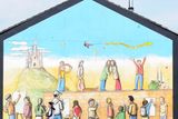 thumbnail: The new murals, designed to chart the social, cultural and industrial heritage of the lower Shankill