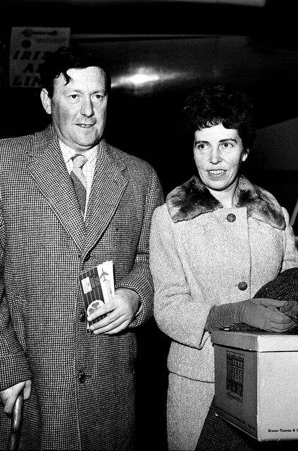 Dr Conor Cruise O’Brien with his wife Maire Mhac an tSaoi (PA)