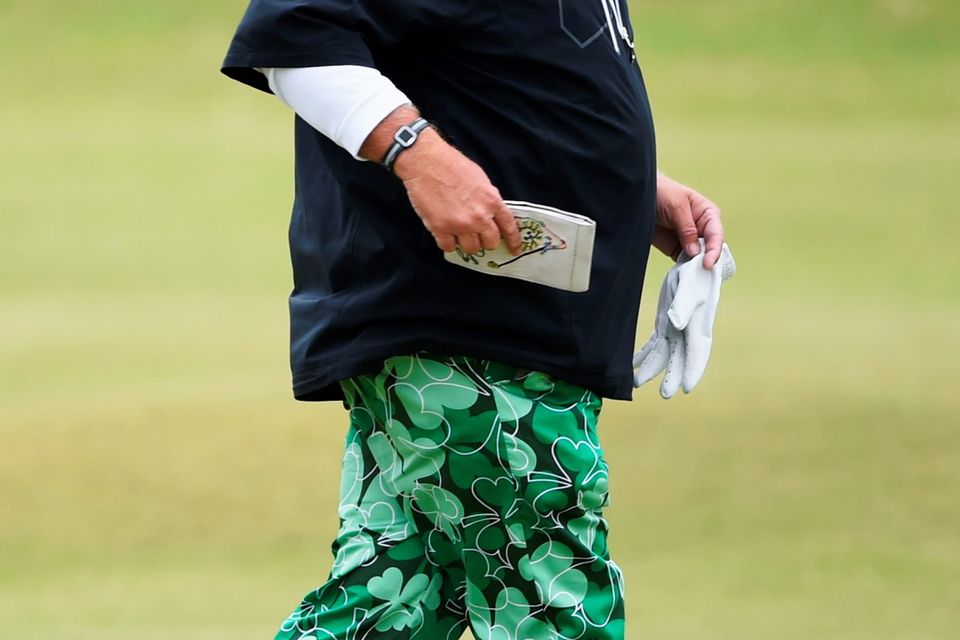 Zach Johnson drinks from the Claret Jug after British Open play