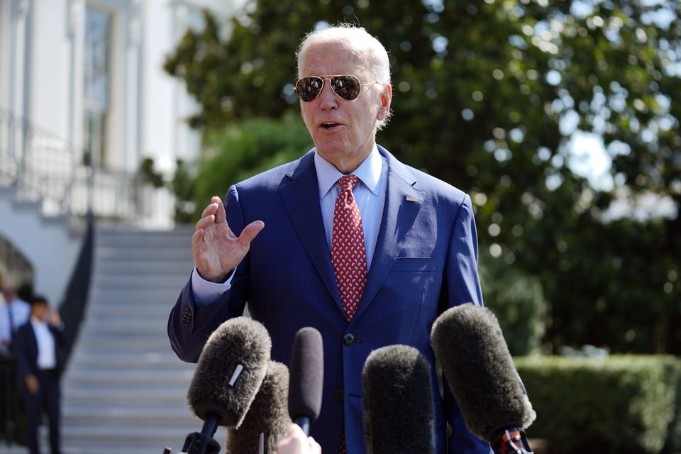 President Joe Biden announced a fortnight ago that he would not stand for re-election (Evan Vucci/AP)