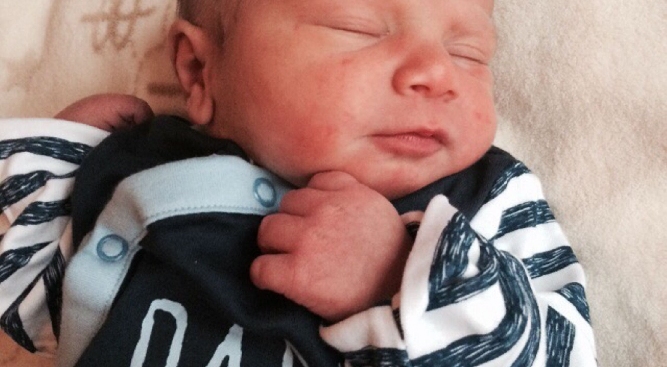 Just born: Cillian O'Neill - oh boy! what a surprise