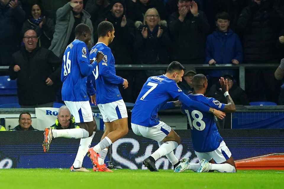 The youngster at least saw Everton beat Wolves 4-0 (Peter Byrne/PA)