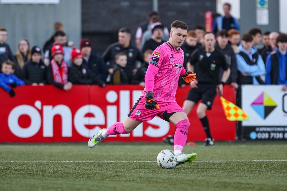 Derry City's Brian Maher was the Airtricity League's Goalkeeper of the Year in 2023