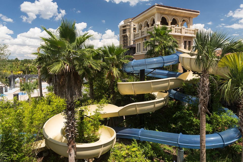 Water slides at the Four Seasons
