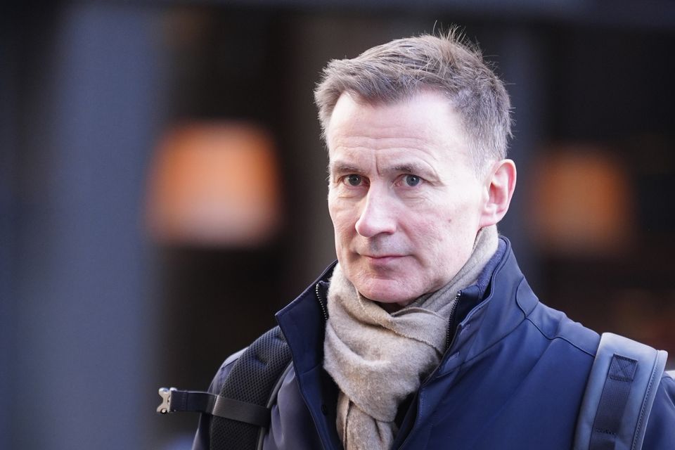 Former chancellor Jeremy Hunt published his tax returns while he was in government (Peter Byrne/PA)