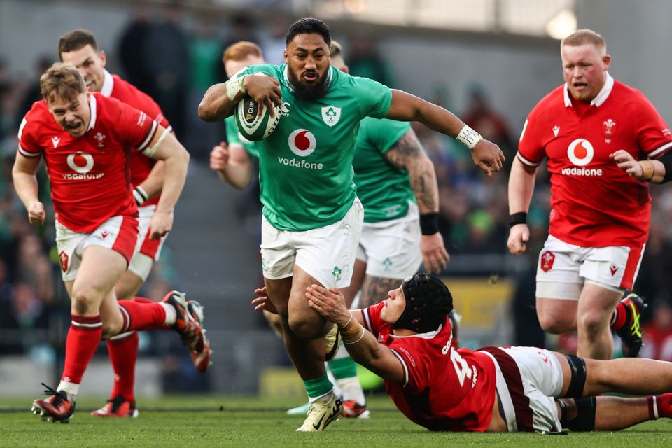 Ireland deals wales rugby