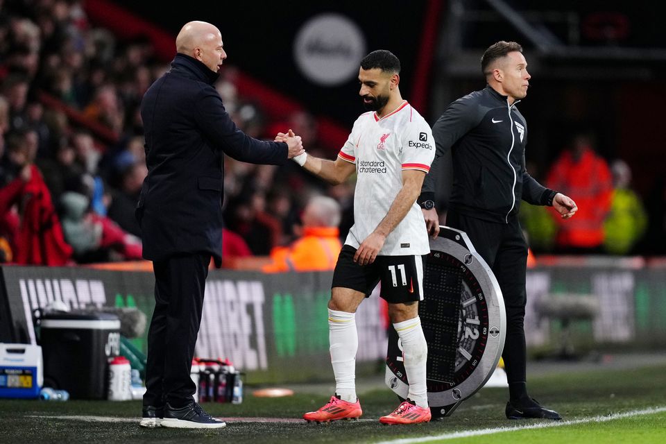 Mohamed Salah was Liverpool’s match-winner once more (John Walton/PA)