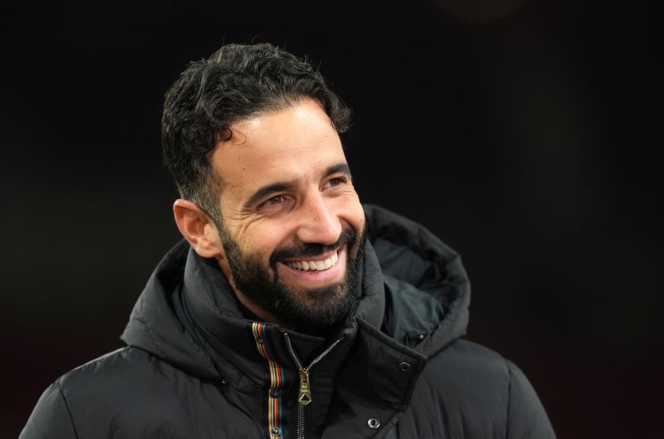 Manchester United manager Ruben Amorim (Martin Rickett/PA)