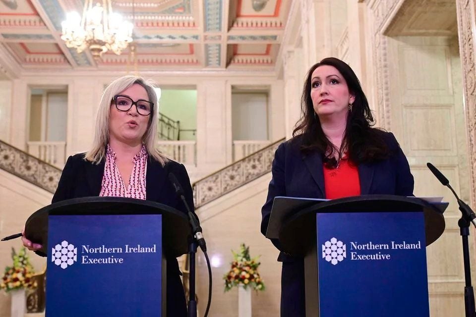 Michelle O'Neill and Emma Little-Pengelly raised the possibility of 'goodwill payments' in the immediate aftermath of the storm