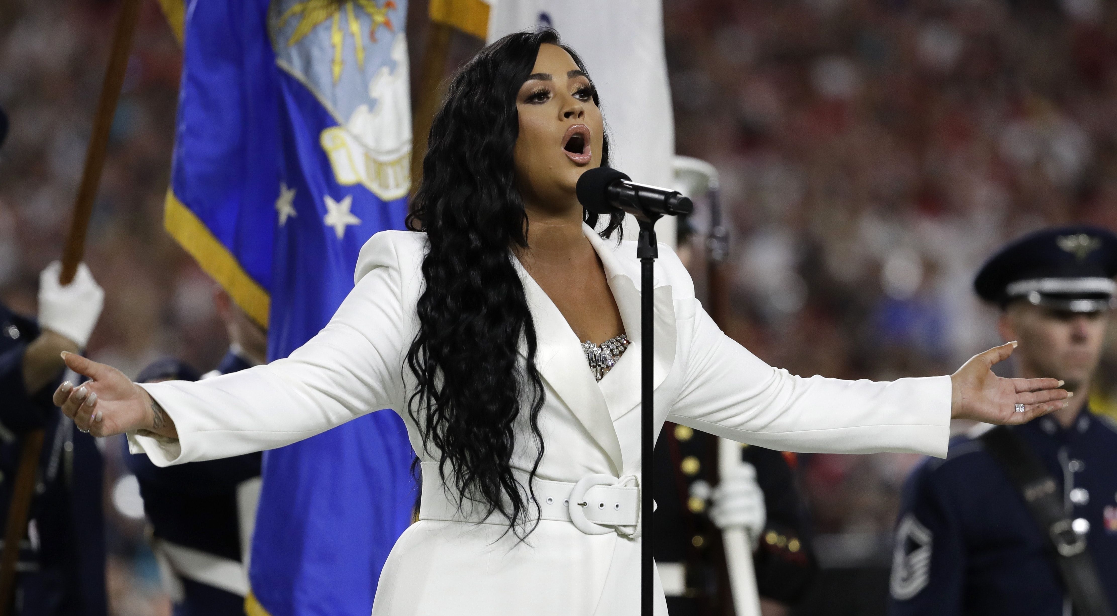 Demi Lovato draws Whitney Houston comparisons after Super Bowl performance