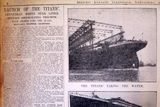thumbnail: Launch of the Titanic, published in the Belfast Telegraph 31/5/1911