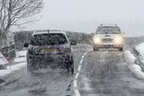 thumbnail: Drivers battle through the snow on the outskirts of Armoy in Northern Ireland. Photo Colm Lenaghan/Pacemaker Press