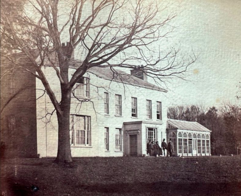 The earliest known photo of Chatham Lodge (now St Columb's Park House) from the early 1800s.