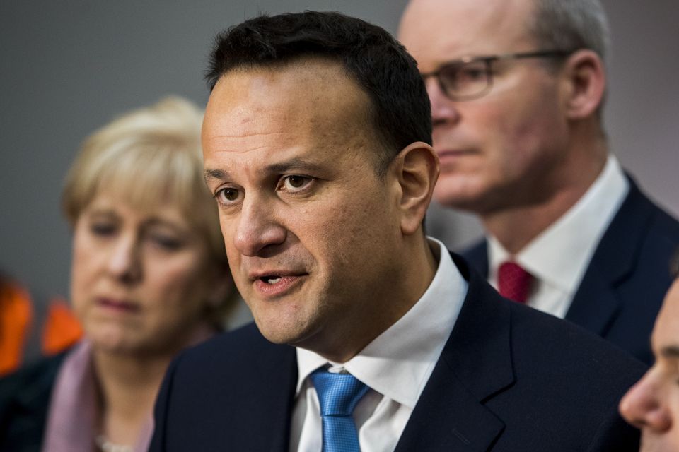 Taoiseach Leo Varadkar said the video was making a series point about Fianna Fail (PA)