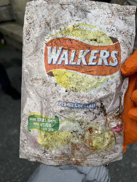 Ready salted: A Walker's crisps packet from nearly two decades ago