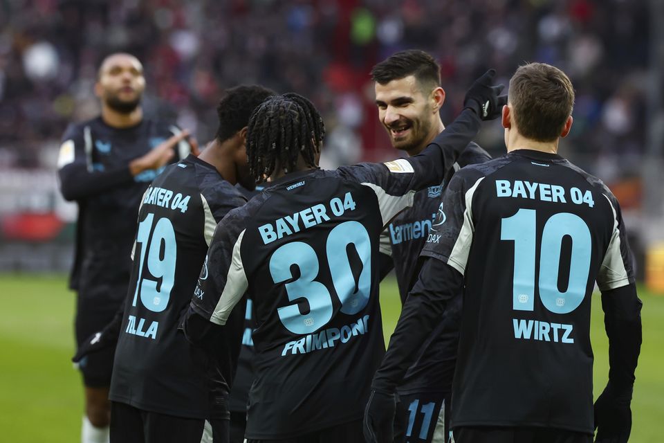 Leverkusen earned a 2-0 win over Augsburg (Daniel Lob/AP)