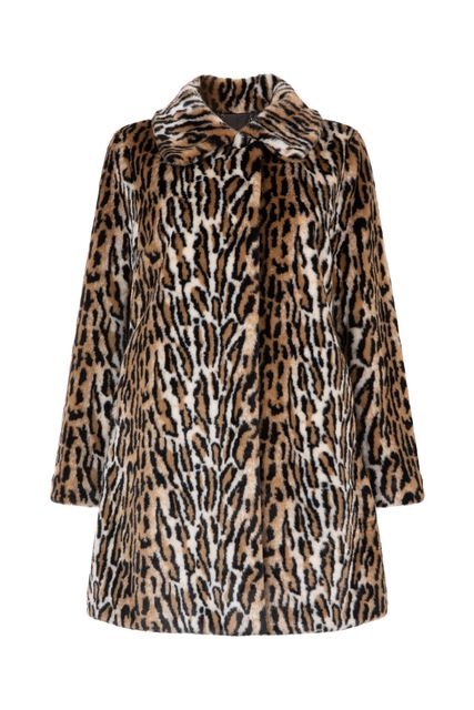 Leopard coat, £229, Issy London