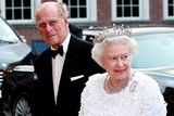 thumbnail: The British Queen and the Duke of Edinburgh arrive at Dublin Castle for a State dinner