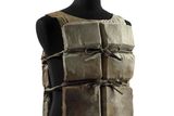 thumbnail: This photo provided by Christie's auction house shows a life preserver from the ill-fated R.M.S. Titanic found during the initial search for survivors and owned by the same family for 90 years. Going on the auction block in June, it is the first Titanic life jacket to be offered at auction in the United States, and is one of about six believed to have survived to this day, Christie's said Thursday, May 29, 2008.