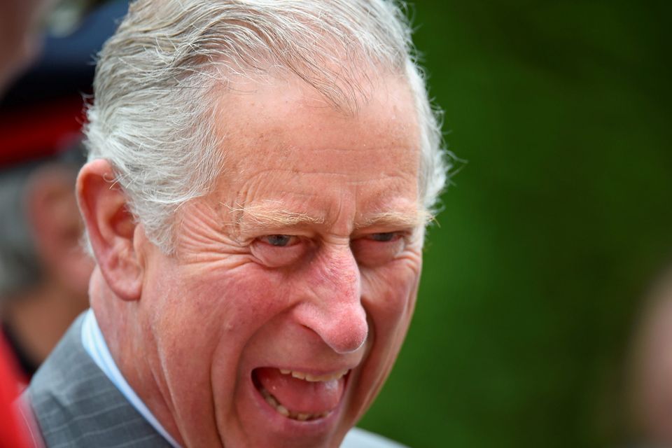 Prince Charles, Prince of Wales laughs as he visits Mount Stewart on May 22, 2015 in Newtownards, Northern Ireland. Prince Charles, Prince of Wales and Camilla, Duchess of Cornwall visited Mount Stewart House and Gardens and Northern Ireland's oldest peace and reconciliation centre Corrymeela on the final day of their visit of Ireland.  (Photo by Jeff J Mitchell/Getty Images)