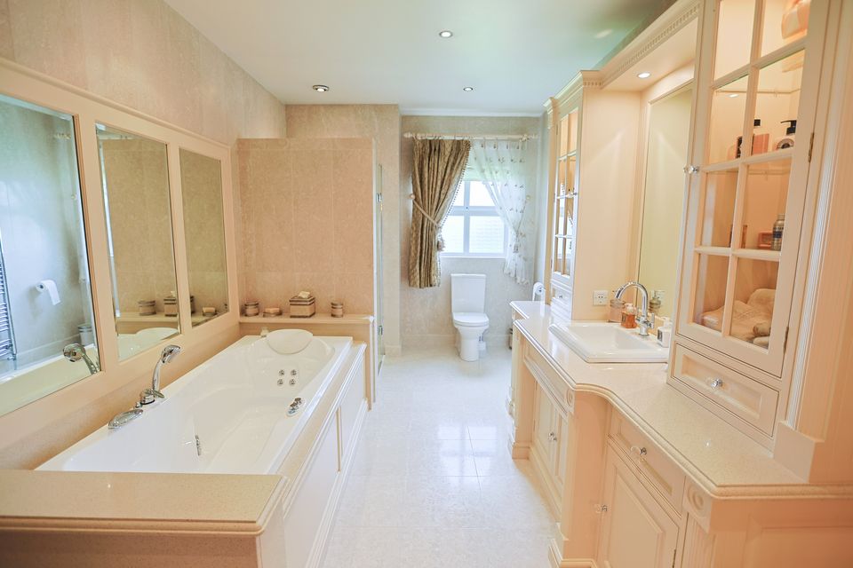 Bathroom in the master bedroom