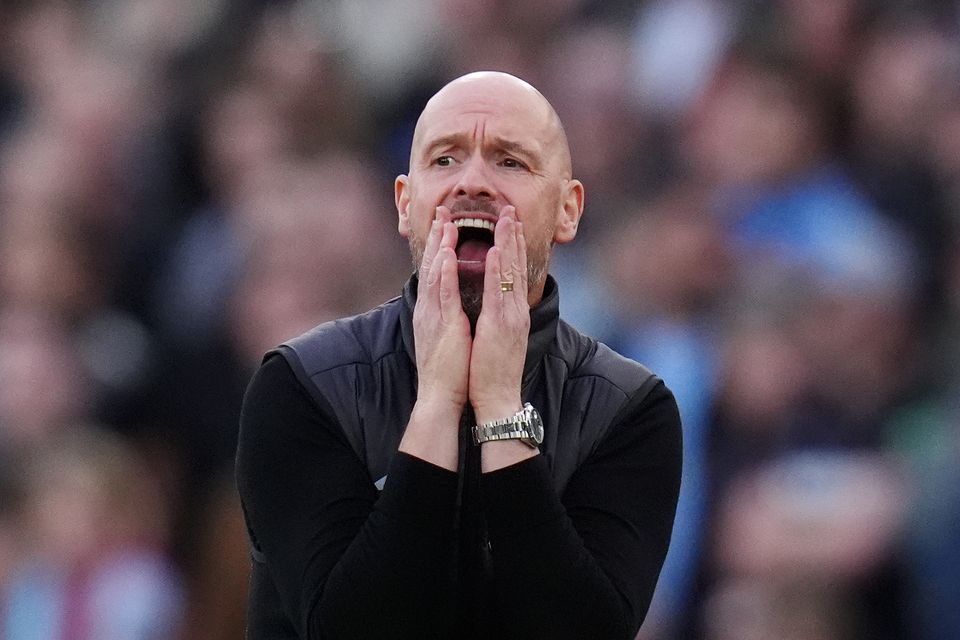 Erik ten Hag was sacked after the defeat at West Ham (John Walton/PA)