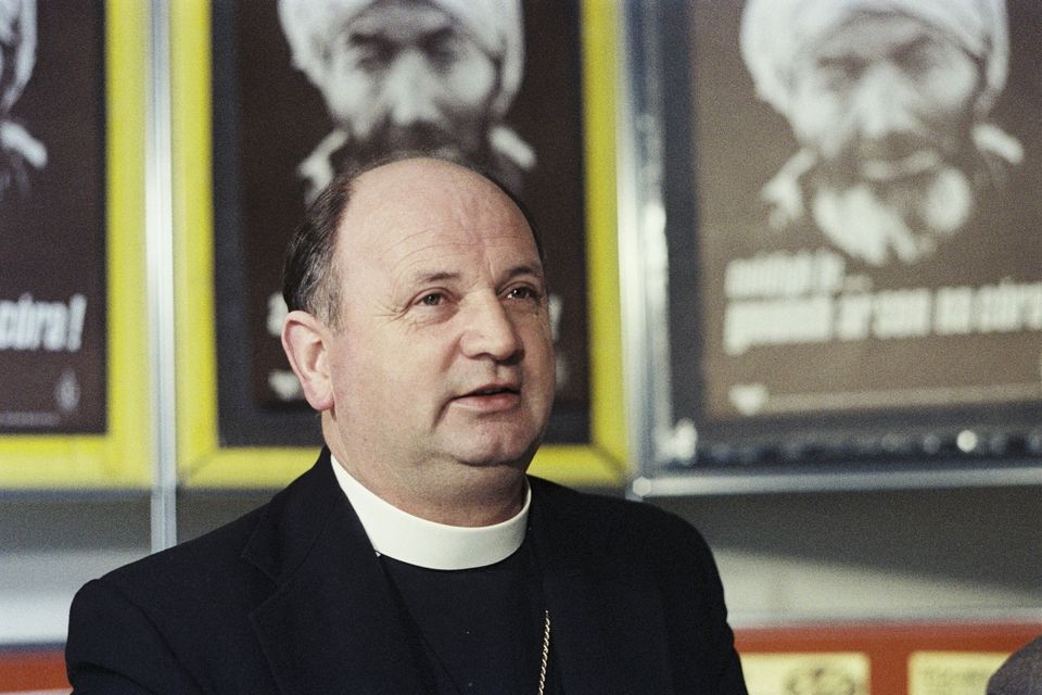 Bishop Eamonn Casey. Photo: RTÉ