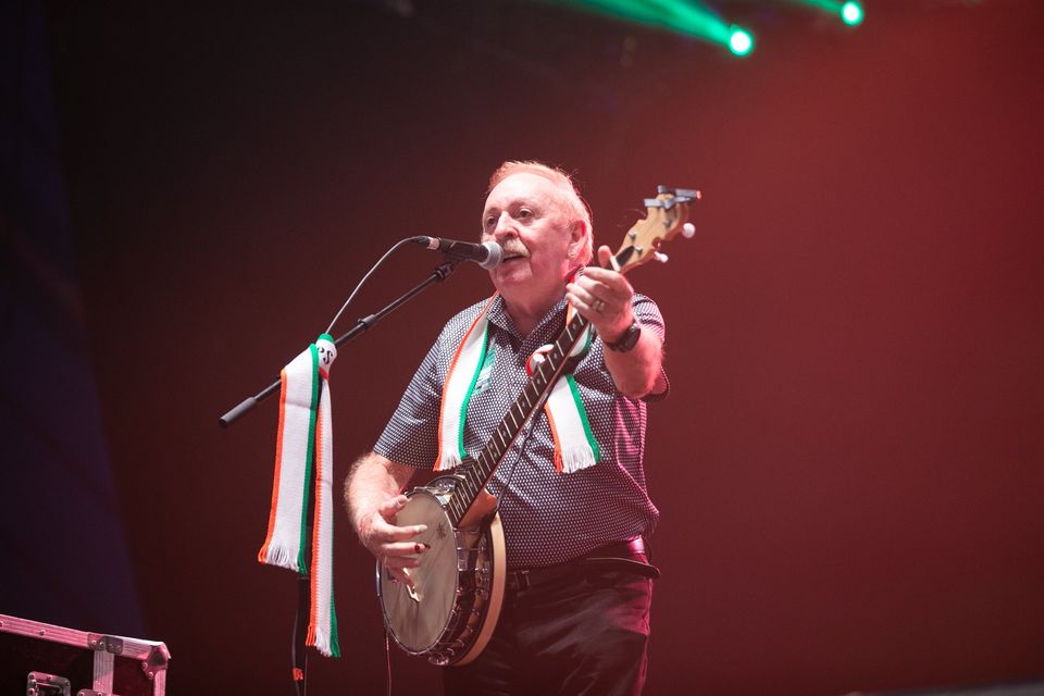Brian Warfield of The Wolfe Tones performing at the Electric Picnic in 2023. Photo: Kieran Frost/Redferns