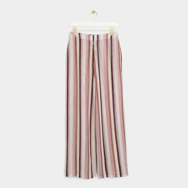 Pink wide leg trousers, £35, River Island