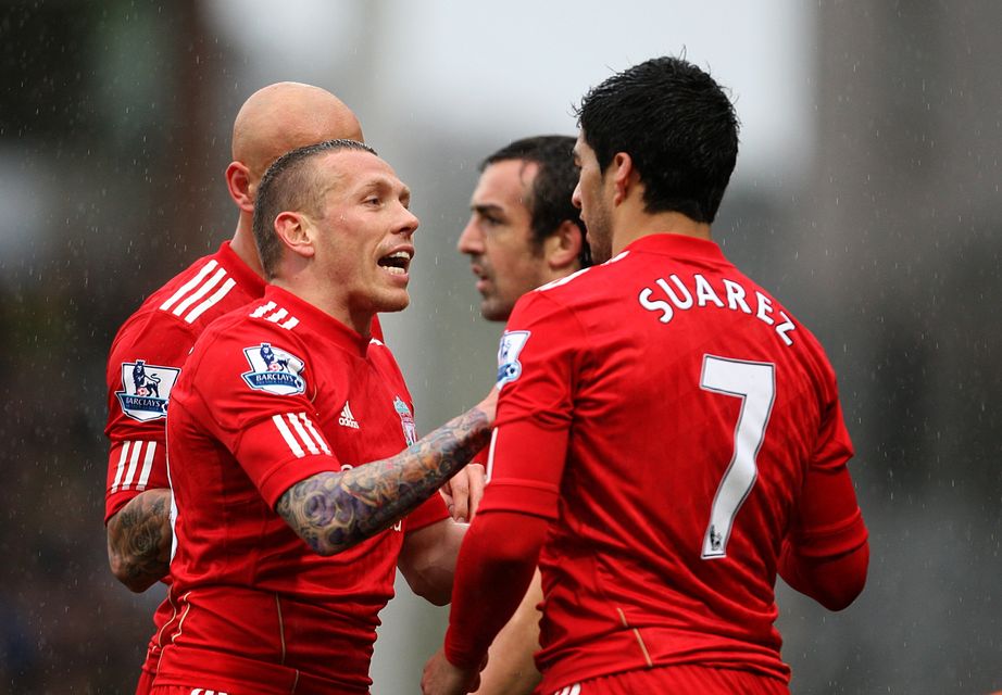 Bellamy and Luis Suarez were Liverpool team-mates (Chris Radburn/PA)