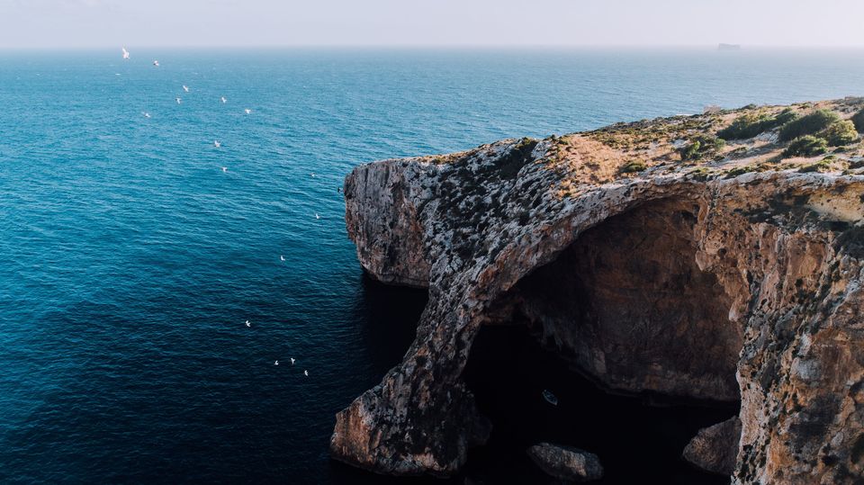 The world-famous Blue Grotto, Malta