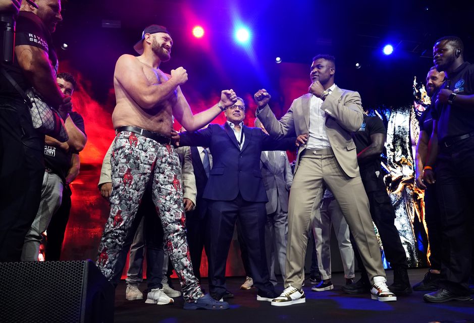 Tyson Fury could pursue more bouts against opponents like MMA star Francis Ngannou (James Manning/PA)