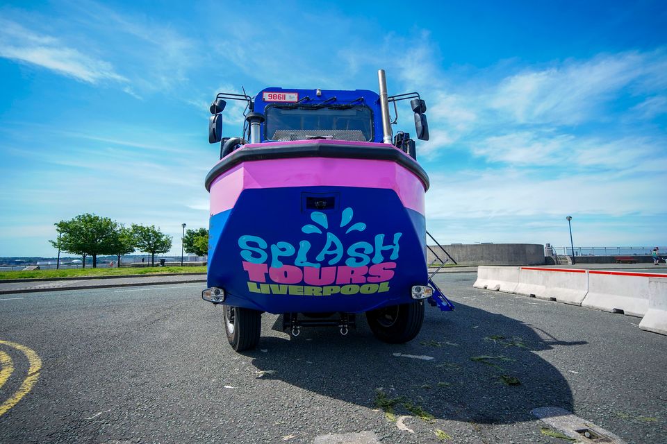 Testing ahead of the official launch of Splash Tours Liverpool (Peter Byrne/PA)