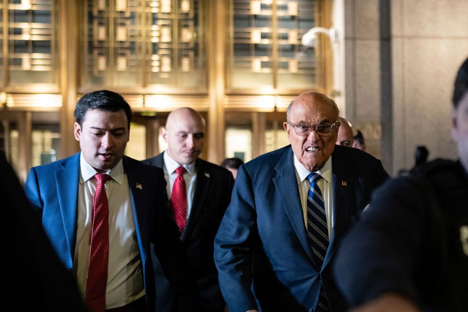 Giuliani portrayed himself as disorganised amid several court cases (AP)