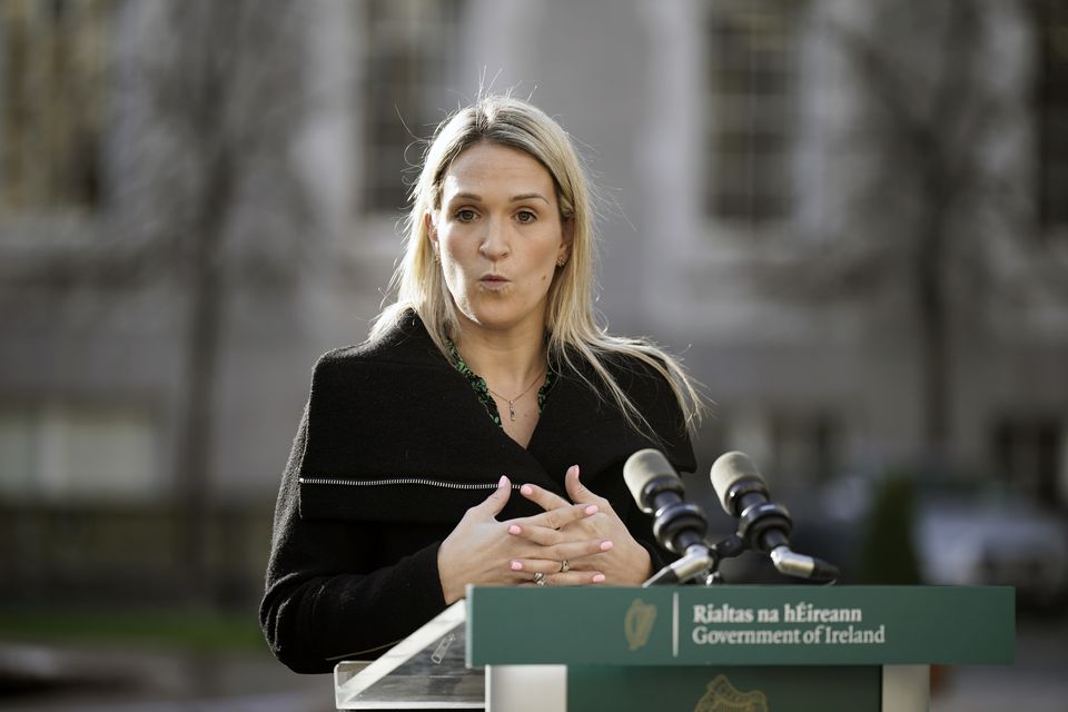 Helen McEntee revealed proposals for a retail crime strategy (Niall Carson/PA)