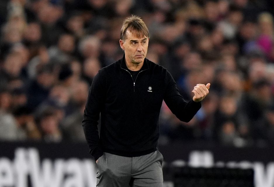 Julen Lopetegui’s future is in doubt (Bradley Collyer/PA)