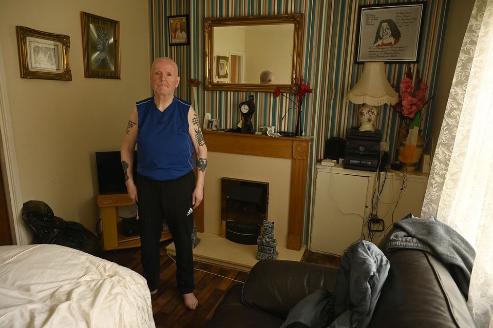 Bobby Tohill pictured in his home in Belfast. (Pic: Arthur Allison/Pacemaker Press)