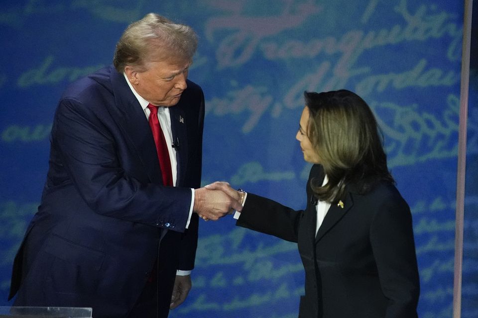 Donald Trump beat US vice president Kamala Harris in the US presidential election (Alex Brandon/AP)