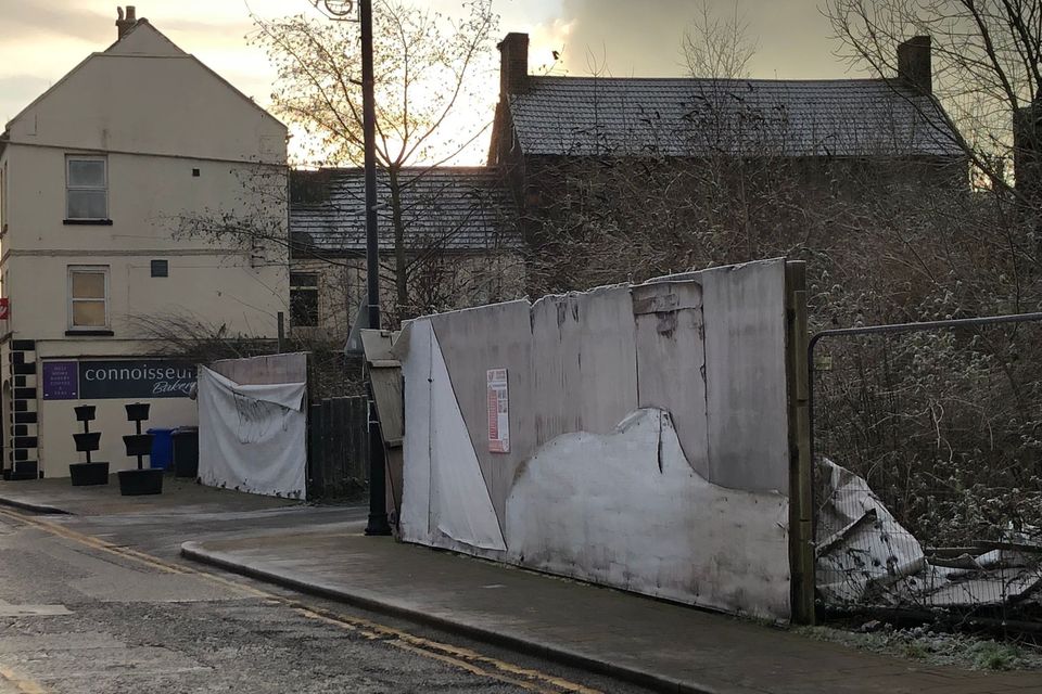 Comber Castle Street hoardings Credit: Councillor Patricia Morgan