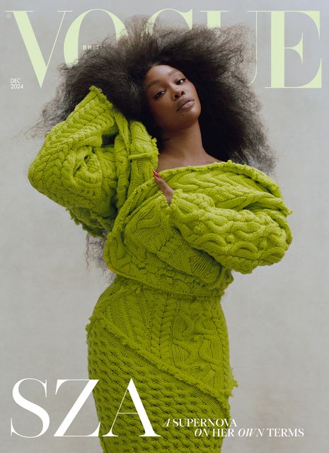 SZA also talked about her relationship with fame (Nadine Ijewere/British Vogue)