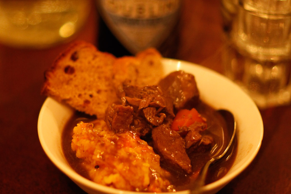 Heartwarming venison stew made with Guinness Dublin Porter