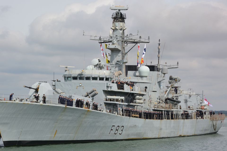 HMS St Albans (Ben Mitchell/PA)