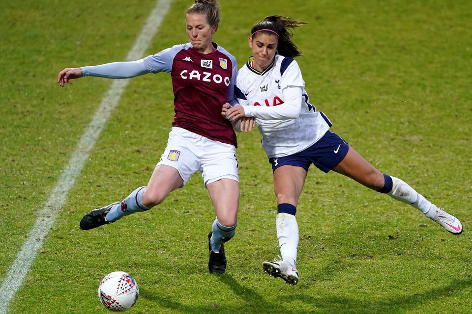 Alex Morgan gets off the mark with first goal for Tottenham