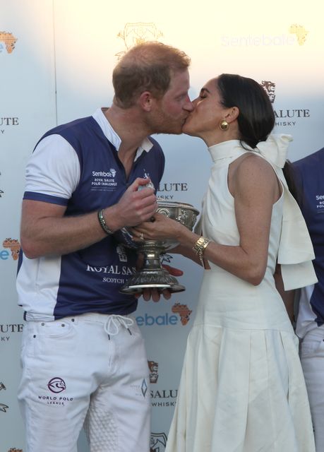 The Duchess of Sussex pictured at a charity polo match will visit Bogota and coast areas of Colombia (Yaroslav Sabitov/PA)