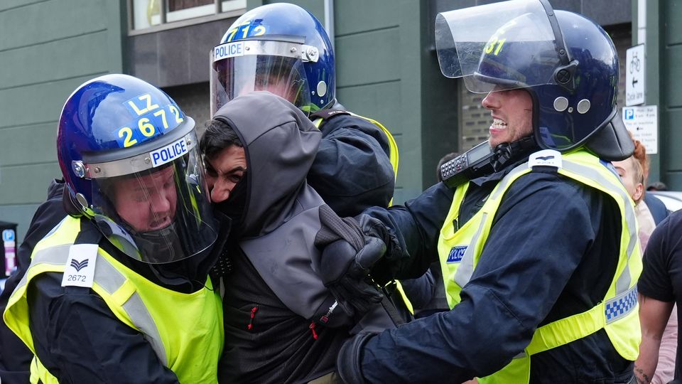 The Prime Minister told people who had rioted over the summer: ‘The country sees you, and it rejects you’ (Owen Humphreys/PA)