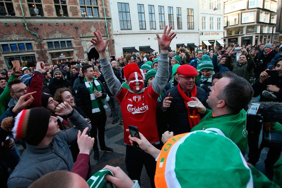 Job done: High-spirited Irish fans hail battling draw in World play-off | BelfastTelegraph.co.uk